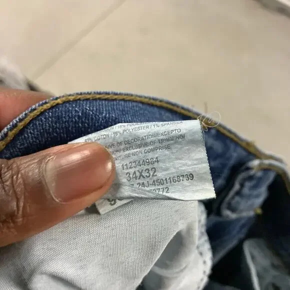 Y2K wrangler baggy bootcut Jeans 34x32 - Picture 4 of 5